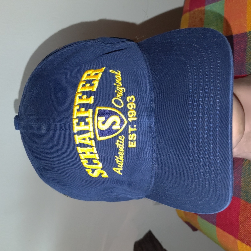 SCHAEFER Authentic Original Est 1993 Embroidered Logo Strapback Hat Cap